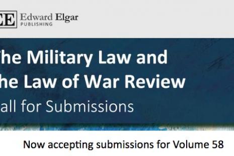 The Military Law and the Law of War Review 